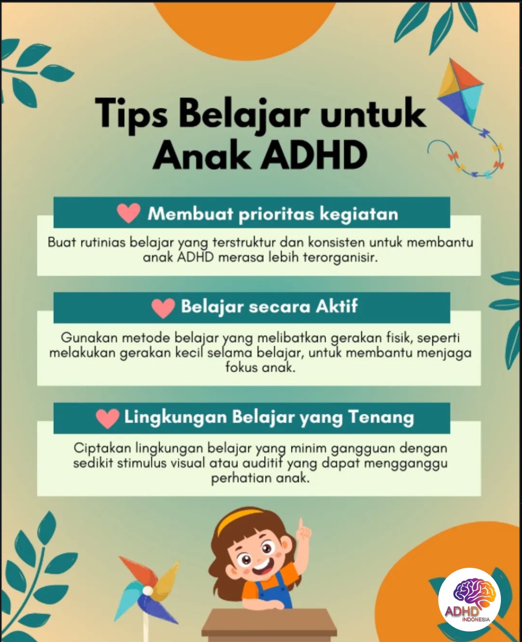 Strategi Belajar yang Cocok untuk Anak ADHD di Kabupaten Sukabumi